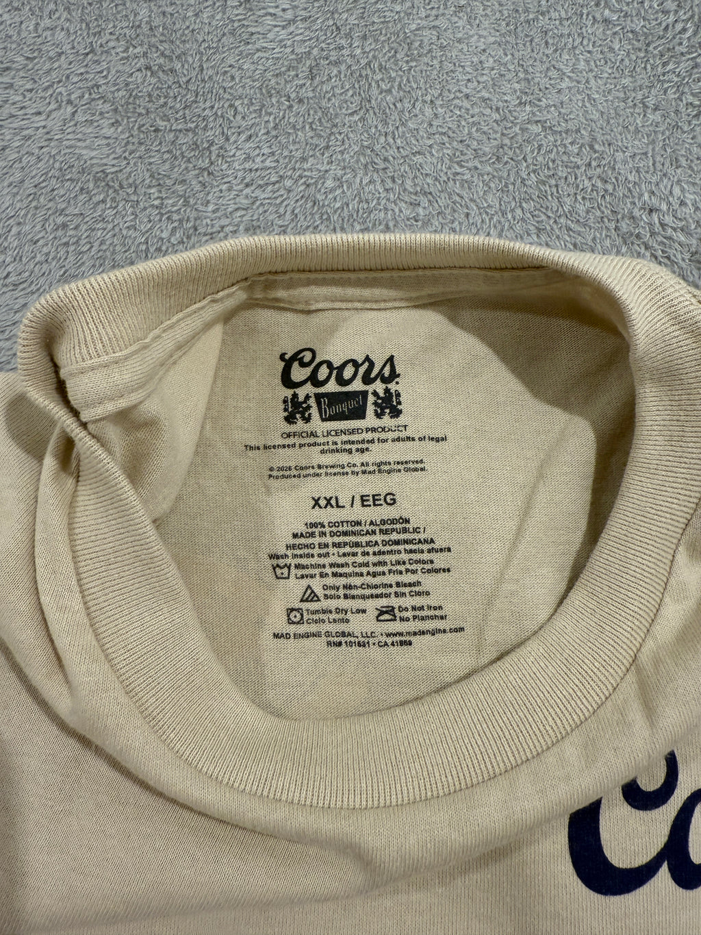 Coors Outdoor Tan T-Shirt