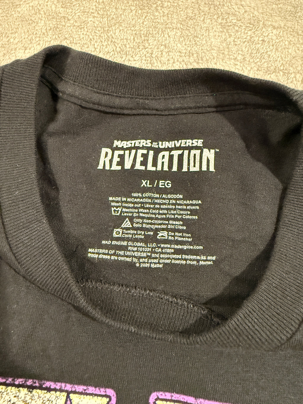Skeletor Revelation MOU Black T-Shirt
