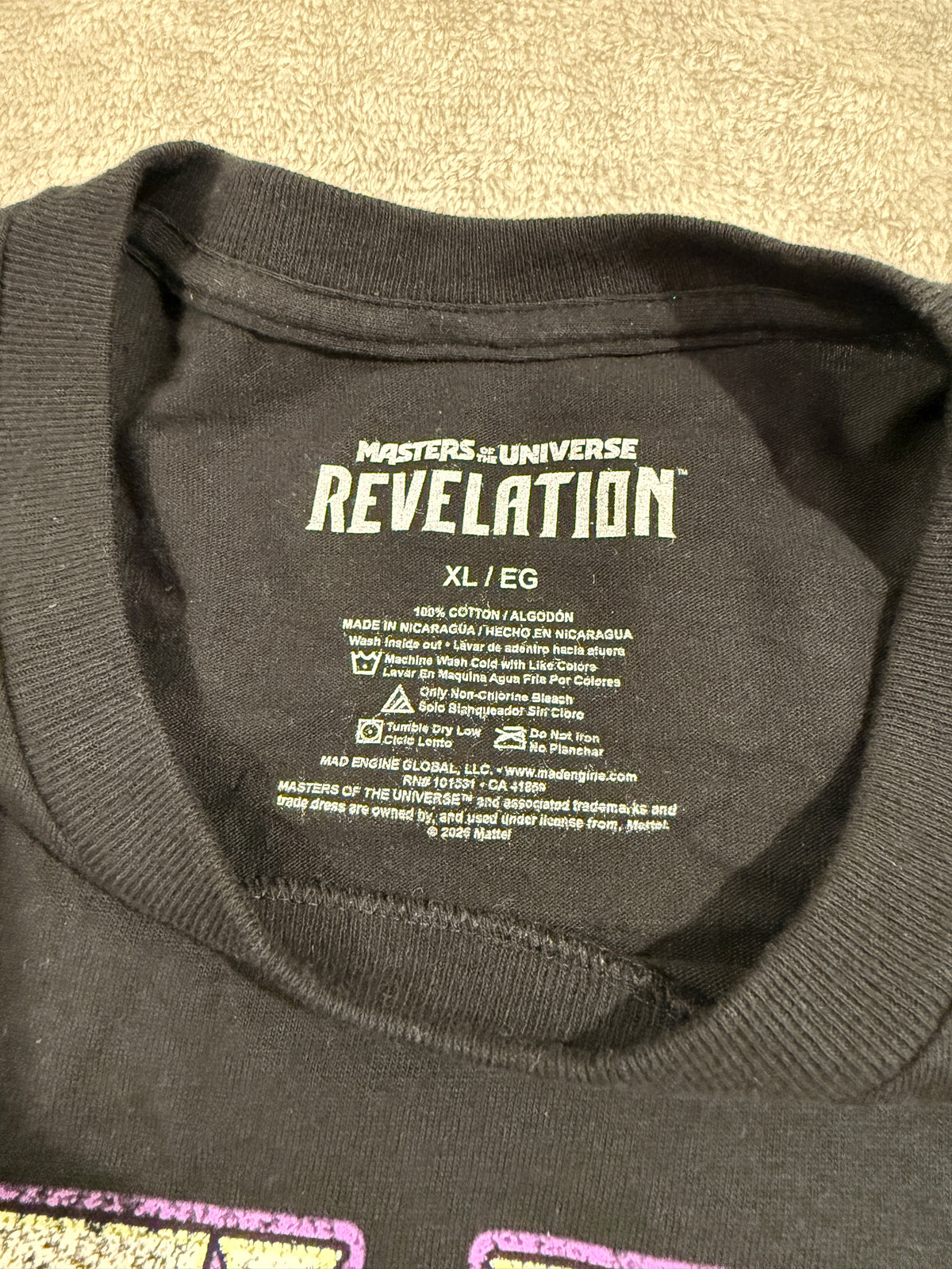 Skeletor Revelation MOU Black T-Shirt