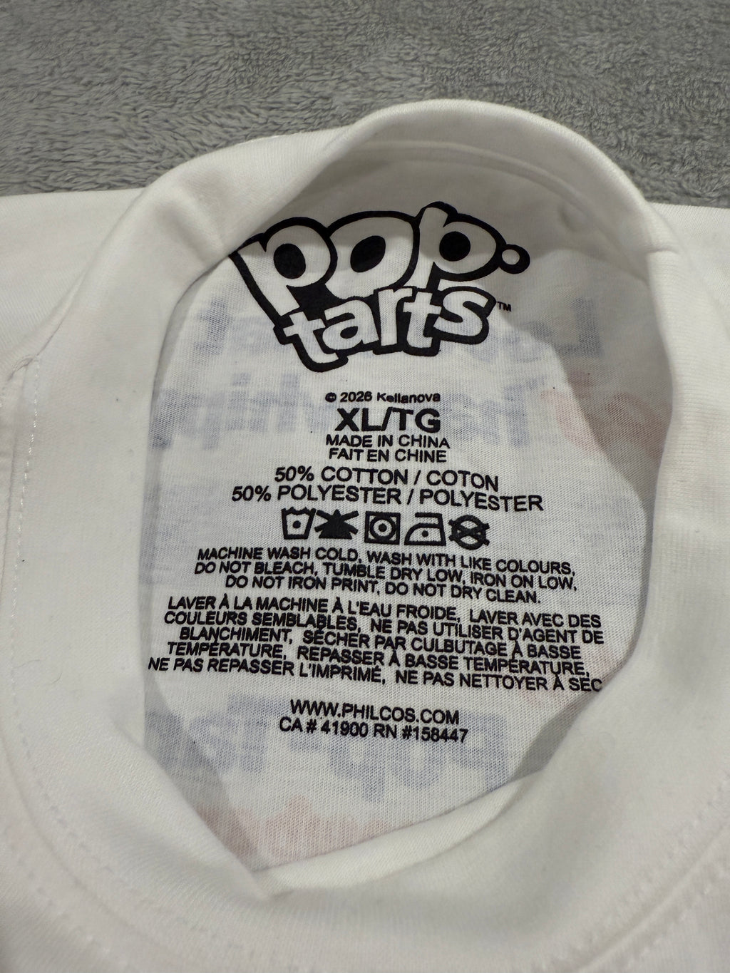Kellog's Pop-Tarts Vintage White T-Shirt
