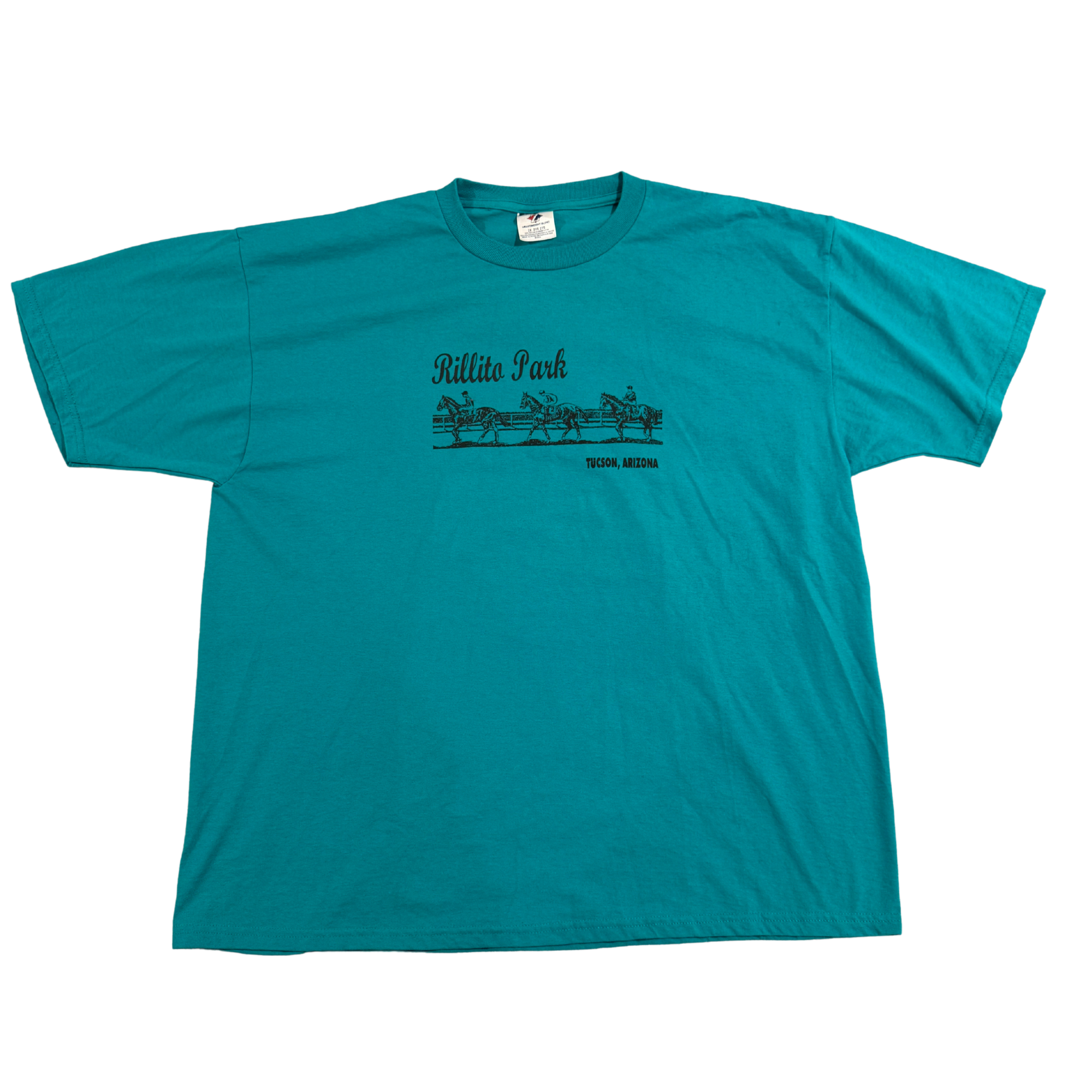 Rillito Park Racetrack, Tucson Arizona Teal T-Shirt